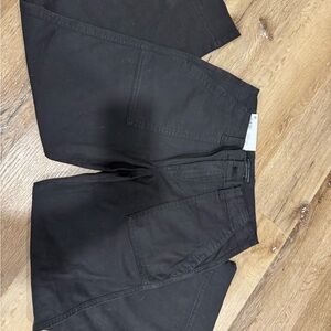 Sanctuary Washed Black Straight Leg Pants